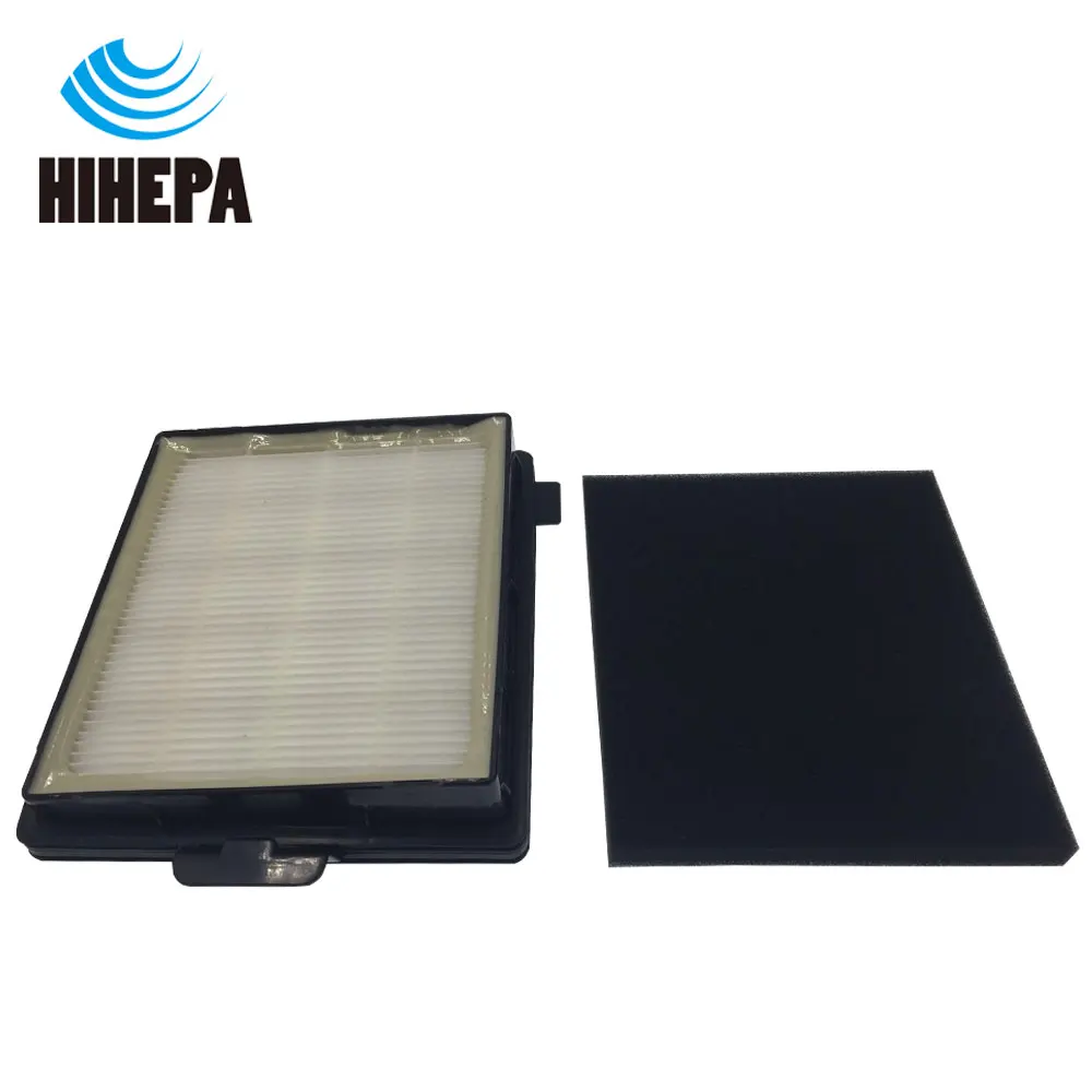 1 conjunto hepa & filtro de espuma para philips easylife fc8071 fc8140 fc8141 fc8142 fc8143 fc8144 fc8146 fc8147 fc8148 parte aspirador de pó