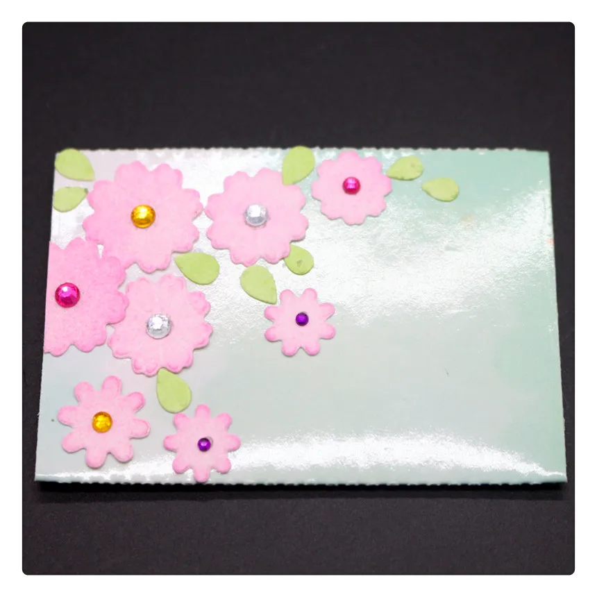 YINISE Flowers Envelope Metal Cutting Dies For Scrapbooking Stencils DIY Album Cards Decoration Embossing Folder Die Cuts CUT