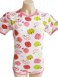 Body con estampado de manzana roja para adultos, Pelele de bebé para adultos, ropa abdl