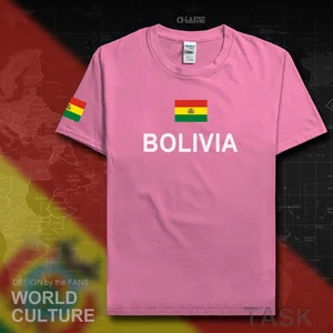 بوليفيا بوليفيا قمصان رجالية أزياء 2017 قمصان فريق الأمة القطن تي شيرت الملابس تي شيرت البلد الرياضة بول بوليويا ووليويا أفضل 12 مبيعا لقميص منتخب بوليفيا - رقم 7