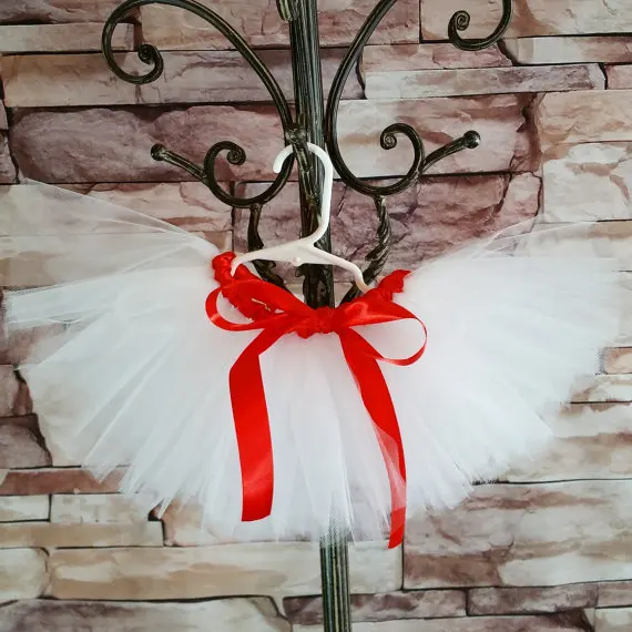 Cute Baby Skirts Infant Girls Crochet Tulle Skirt Ballet Dance Pettiskirts with Ribbon Bow Children Birthday Party Skirts