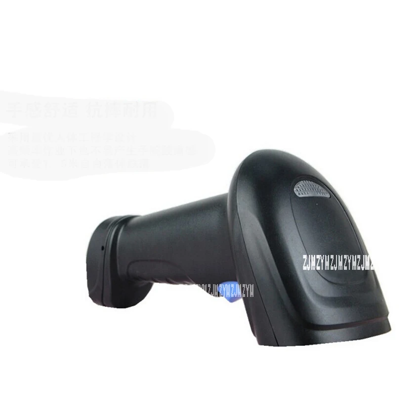 50pcs Barcode Scanner 1D Laser Wireless YK-910 Barcode Scanner 85mA with USB2.0 Interface 120 times / sec Speed black,white