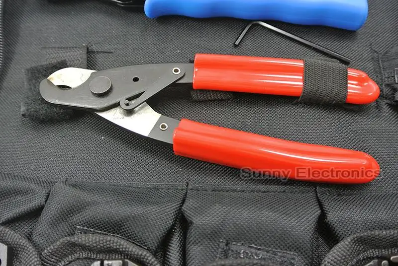 Crimping Tool Set/kit SN-02C with cable cutter,crimping plier& replaceable crimping die sets/jaws,terminal hand tools,crimpers