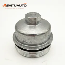 Engine Oil Cooler Filter Aluminum Cap For Chevrolet Cruze Aveo Sonic Trax Opel Astra 55353325 55593189