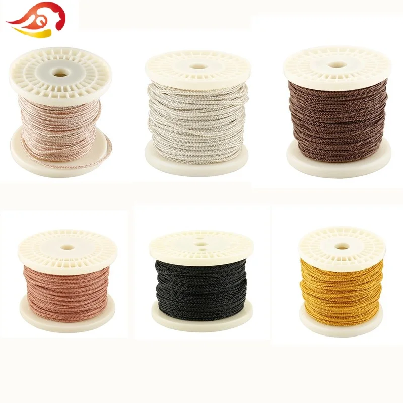 

QYFANG 1.0m 8 Core Earphone Upgrade Cable HiFi Headphone Soft PVC Wire Flexible DIY Detachable Cord 8 Drives Extension Line