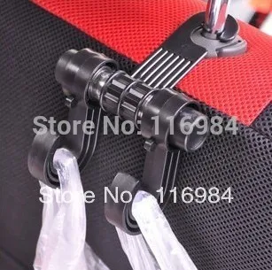 Multifunctional Utility Convenient Double Vehicle Hangers Auto Car Seat Headrest Bag Hook