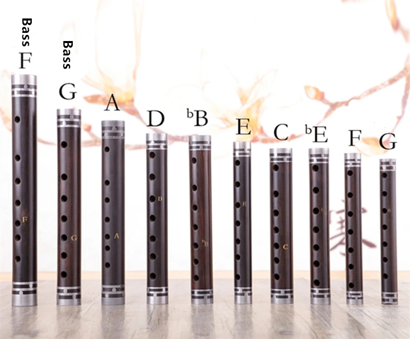 SevenAngel Guan Zi Pipe Chinese National musical instrument ebony woodwind instrument Da Guan Send a free reed