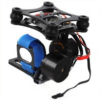 CNC FPV Quadcopter BGC 2 Axis/3 Axis Metal Brushless Gimbal w/ Controller /for  Camera  Phantom 1 2 Walkera X350 Pro