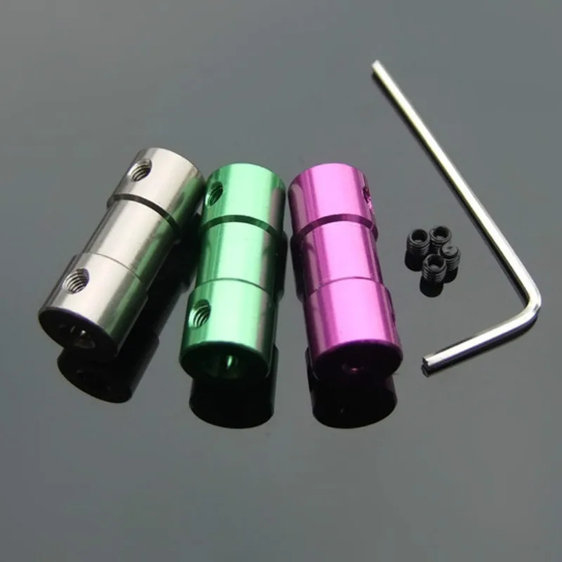 Boat Model Motor Rigid Shaft Couplings Shaft Connector Toy Aircraft Aluminum Oxide Shaft Parts Coupling