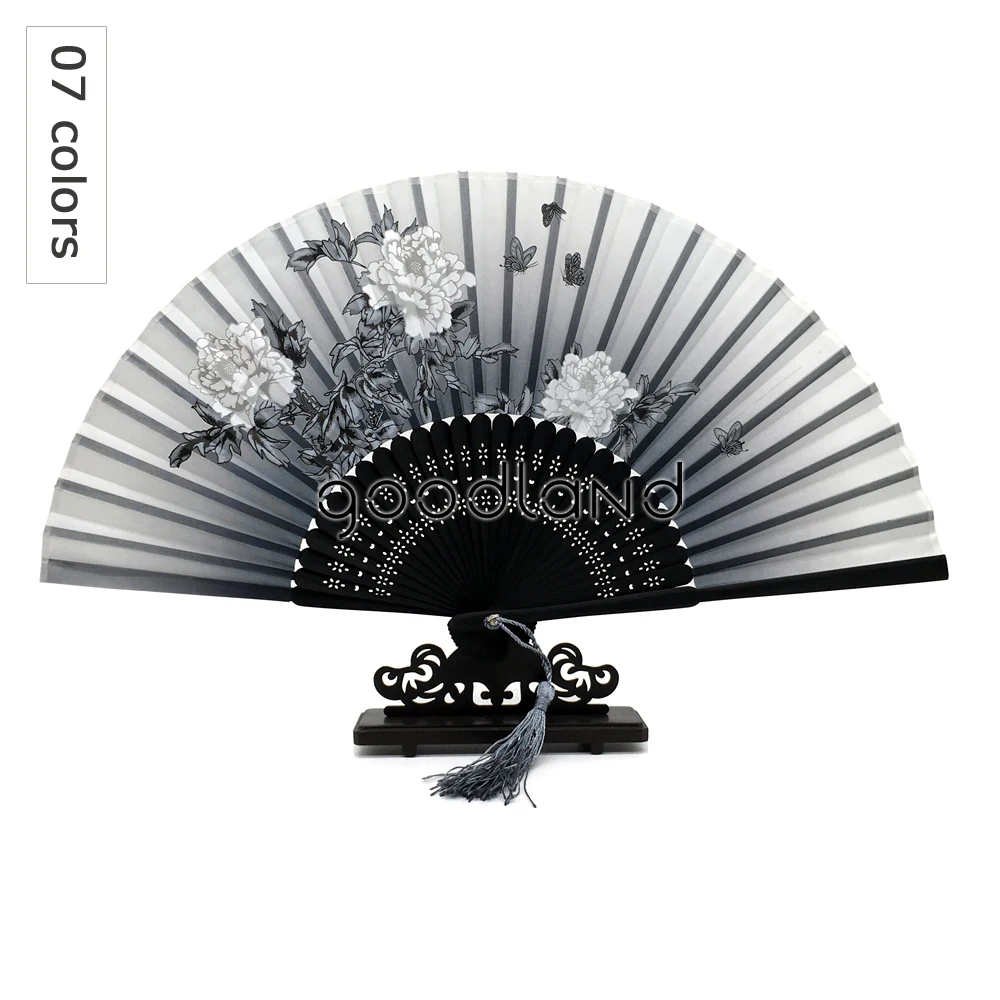 

Free Shipping 30pcs Flower Pocket Fan Pocket Folding Bamboo Fan Event & Party Supplies Wedding Favors and Gifts