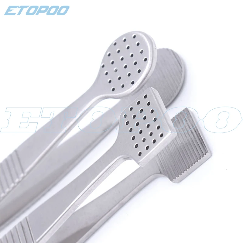 2 types Stainless Steel Tweezers Ophthalmic Forceps Micro Instruments Trachoma Tweezers Eye Surgery Tool