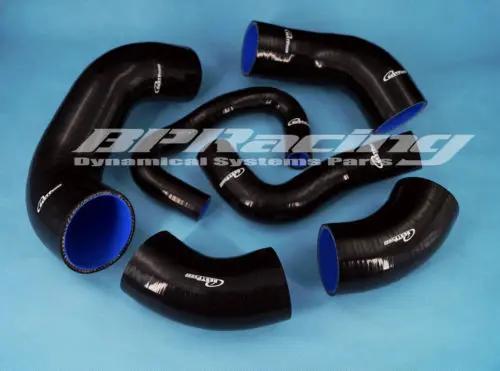 

Silicone Turbo Intercooler Hose / Pipe For MITSUBISHI LANCER EVO 7 8 9 CT9A 4G63 Black