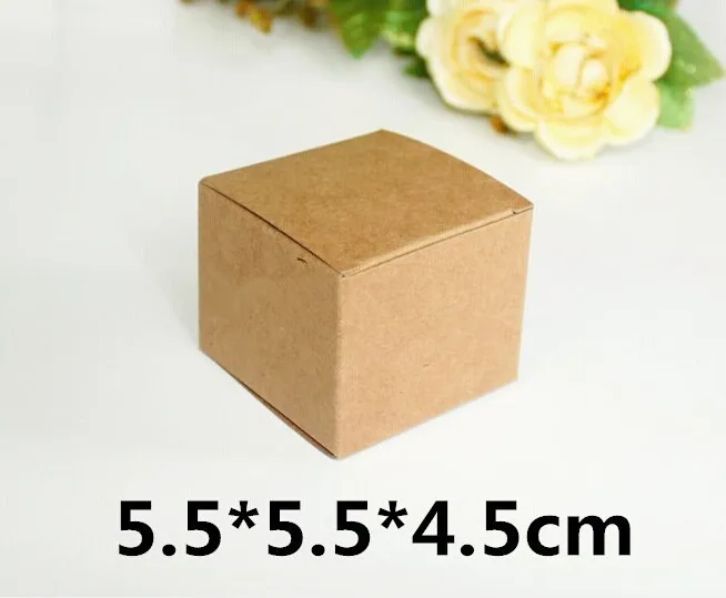 

5.5*5.5*4.5cm Kraft Paper Boxes Cosmetic Cream Jar Bottle Packaging Box Gift Box 200pcs\lot Free shipping