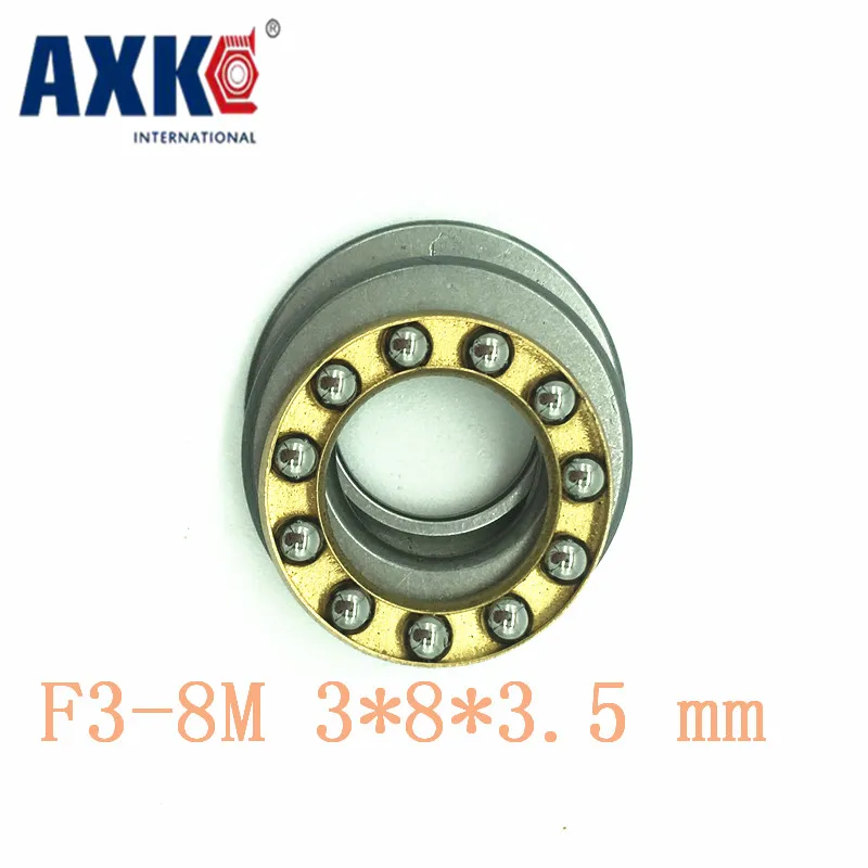 

AXK 3*8*3.5 Mm Steel 10pcs Axial Ball Thrust Bearings F3-8m Plane Bearing Abec5