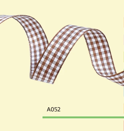 

1-1/2 дюйма 38 мм gingham тафта лента