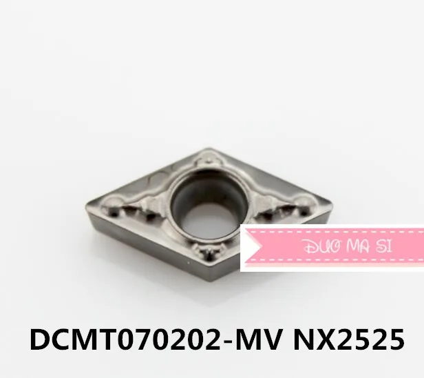 DCMT070202-MV NX2525/DCMT070204-MV NX2525,original insert carbide for turning tool holder boring bar