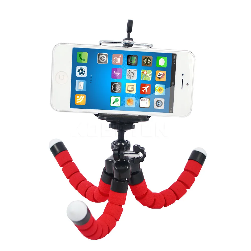 Medium Octopus Flexible Digital Camera Stand Gorillapod Monopod Mini Tripod with Holder for Gopro hero 2 4 3+ 3 and phone