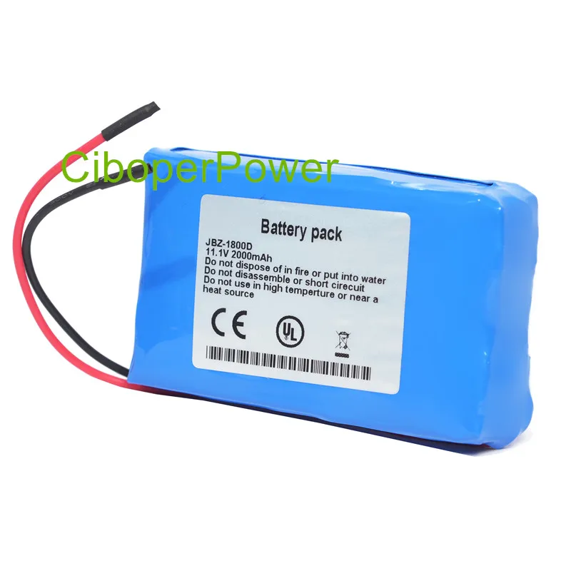 High Quality  JZB-1800 JZB-1800D KAYO654169-3S Battery | Replacement JZB-1800 JZB-1800D KAYO654169-3S Infusion Pump Battery