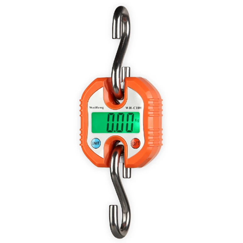 50pcs/lot Electronic hanging hook scale  scale household portable weigh 150 kg small electronic scale commercial