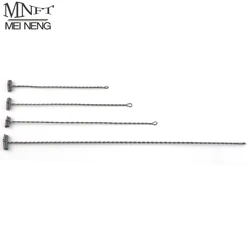 MNFT 12PCS Ocean Fishing Balance Rigs Hooks Arms Connector Spring T-shape Twisted String Hook Tackle Arms Length 8 10 12 19cm