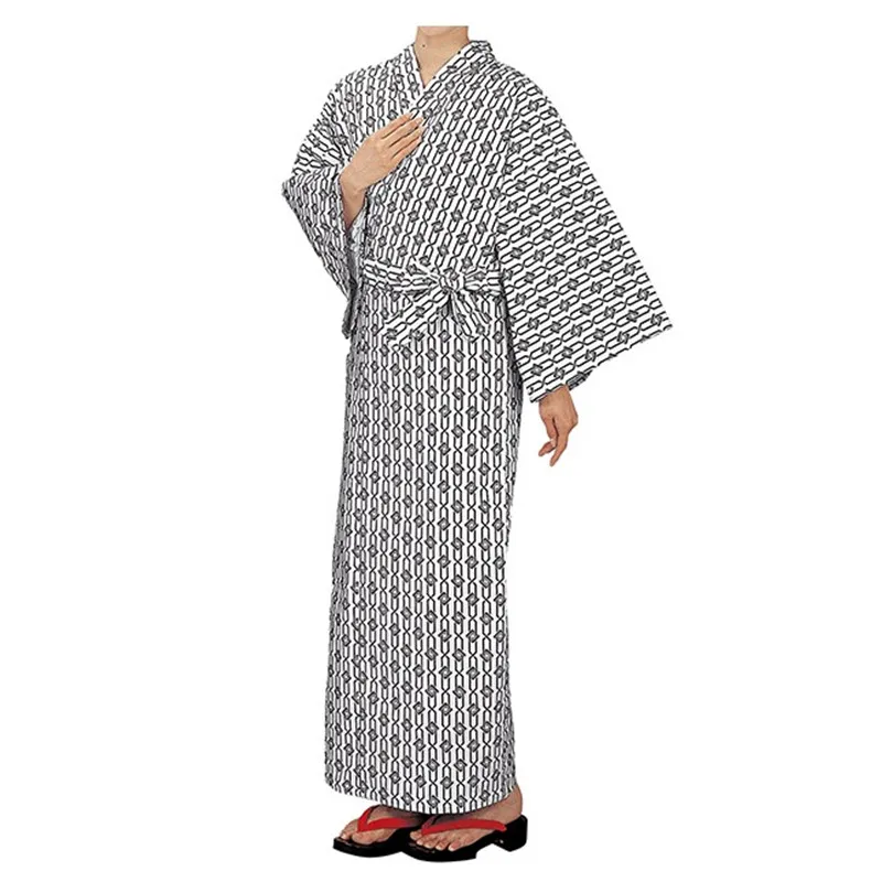 Women\'s Kimono Pajamas Robes Double Cotton Gauze Nighty Lovers Men Bathrobe Ladies Sleep Nightgown Gown