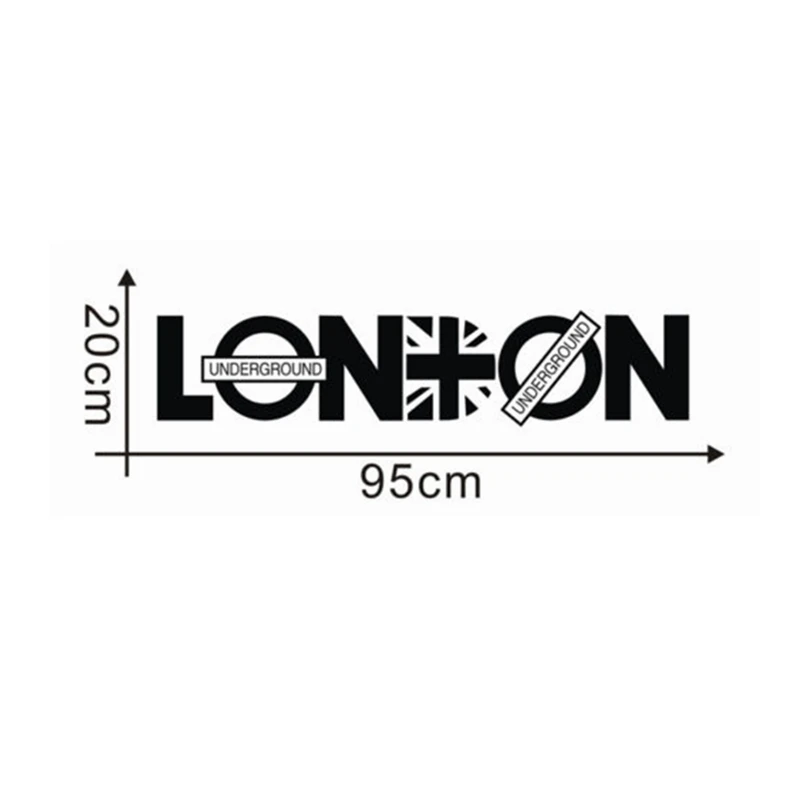 Wholesale London britpop wall decoration stickers family wall decal decorative stickers vinyl wall art decals quote poster c2004