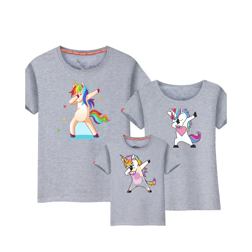 Ropa familiar a juego para madre e hijo, camiseta de unicornio para bebé, ropa familiar de Navidad para madre e hijos, ropa de unicornio