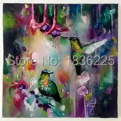 

top sales pictures on the wall of the living room wall canvas oil painting of landscape painting flower and birds painting