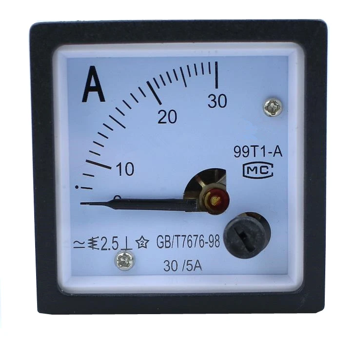 99T1 AC pointer ammeter 30A 50A 75A 100A 150A 200A 250A 300A 400A 500A 600A Analog ammeter panel