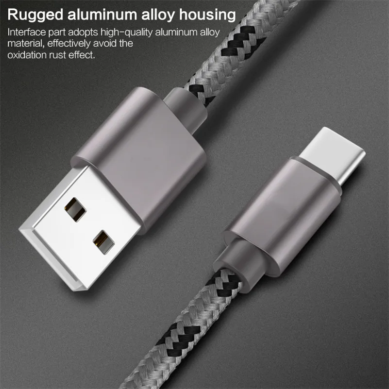 

USB Type C Fast Charging USB C Cable for Xiaomi Mi 8 SE 6 A2 6X A1 5X Mix 2s Max 3 2 Type-c 3.1 Data Cord Phone Charger Adaptor