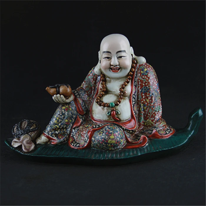 8 Antique Republic of Chinese porcelain statue,Pastry Buddha sculpture 9,painted crafts,Decoration,Collection&Adornment