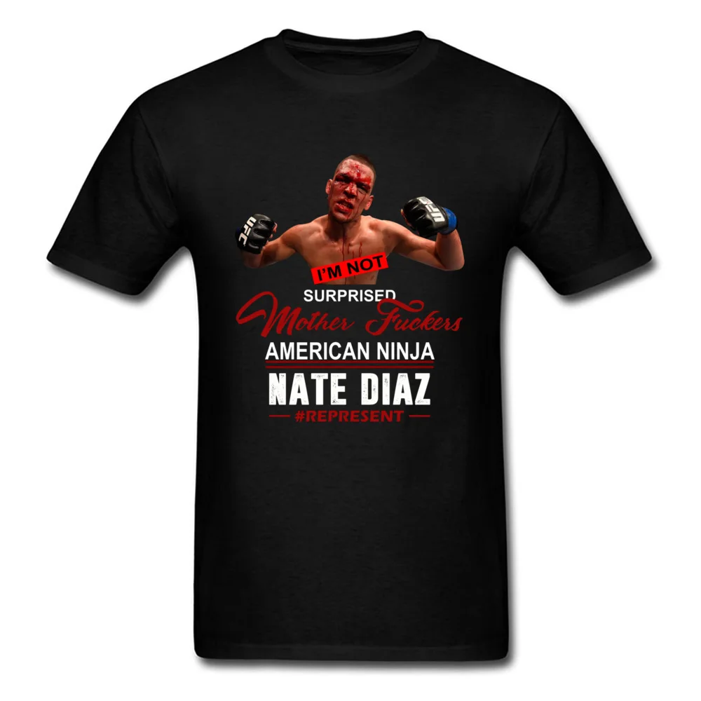 Fighting Nate Diaz T Shirt Wrestler Winner Men\'s Tshirt Cool Design Full Cotton O-Neck Tee Shirt Streetwear Bodybuilding Tshirts