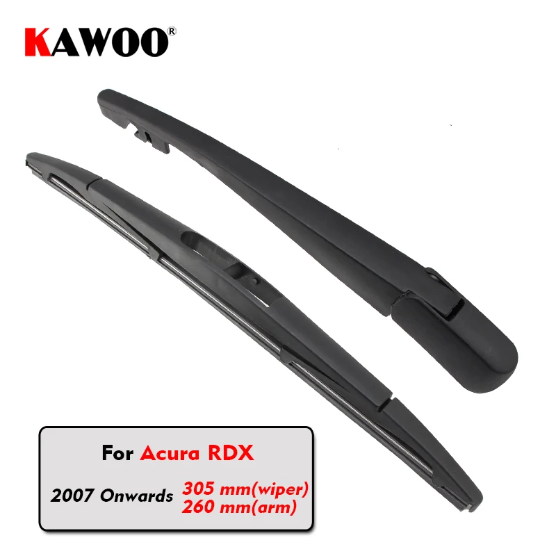 

KAWOO Car Rear Wiper Blades Back Window Wipers Arm For Acura RDX Hatchback (2007-) 305mm Auto Windscreen Blade Accessories