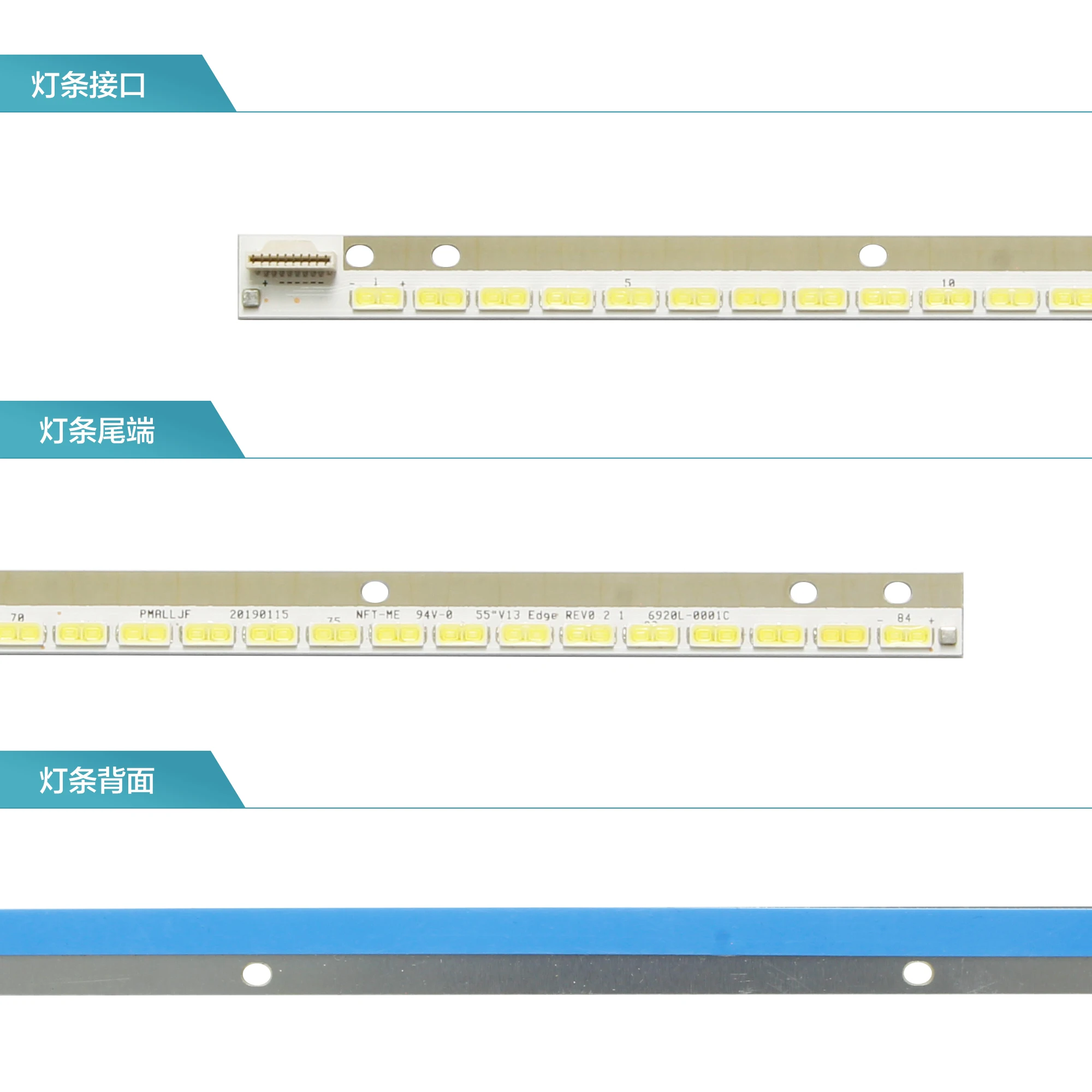 Pcs new 84 1 luz 55E600Y 55E615L E600A 55E650E LED tira circuito 6922L-0048A 6916L-1535A 6916L-1092A 6916L0001c