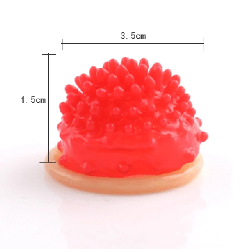 10PCS Lasting Dotted Condoms Confidential Gspot Stimulating Vibrator Sleeve Sex Toys Penis Sheath Cock ring tendrils and thorns view 2