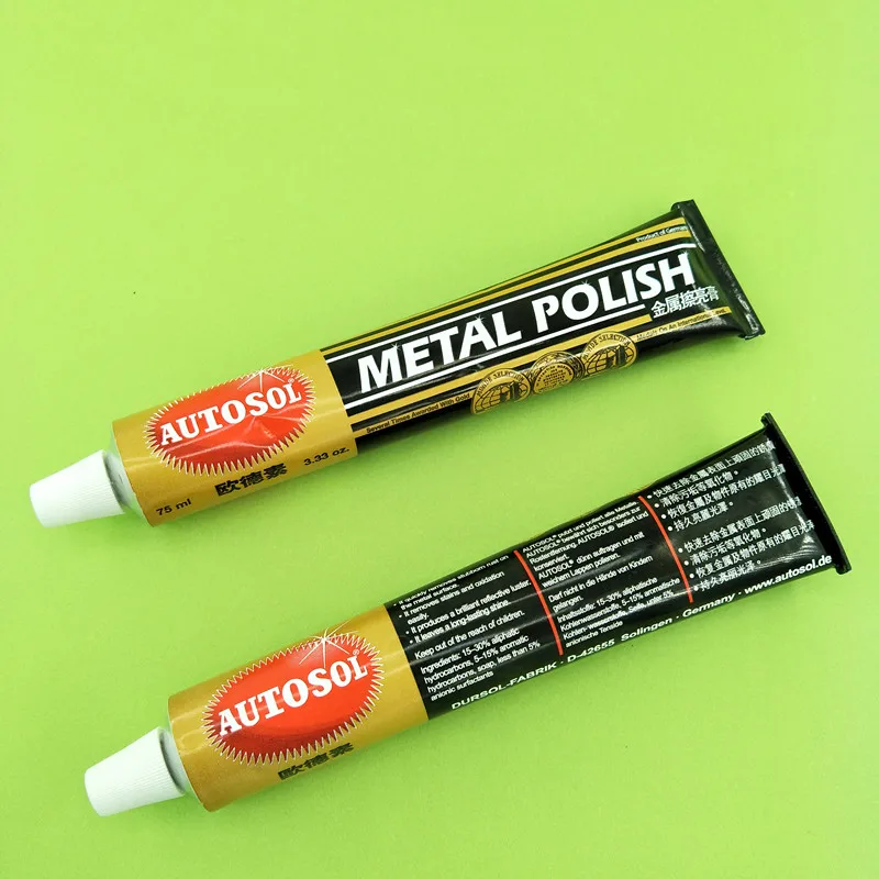 German AUTOSOL metal polishing paste scratch repair metal band bag zipper polishing copper province 50 g to 100 g