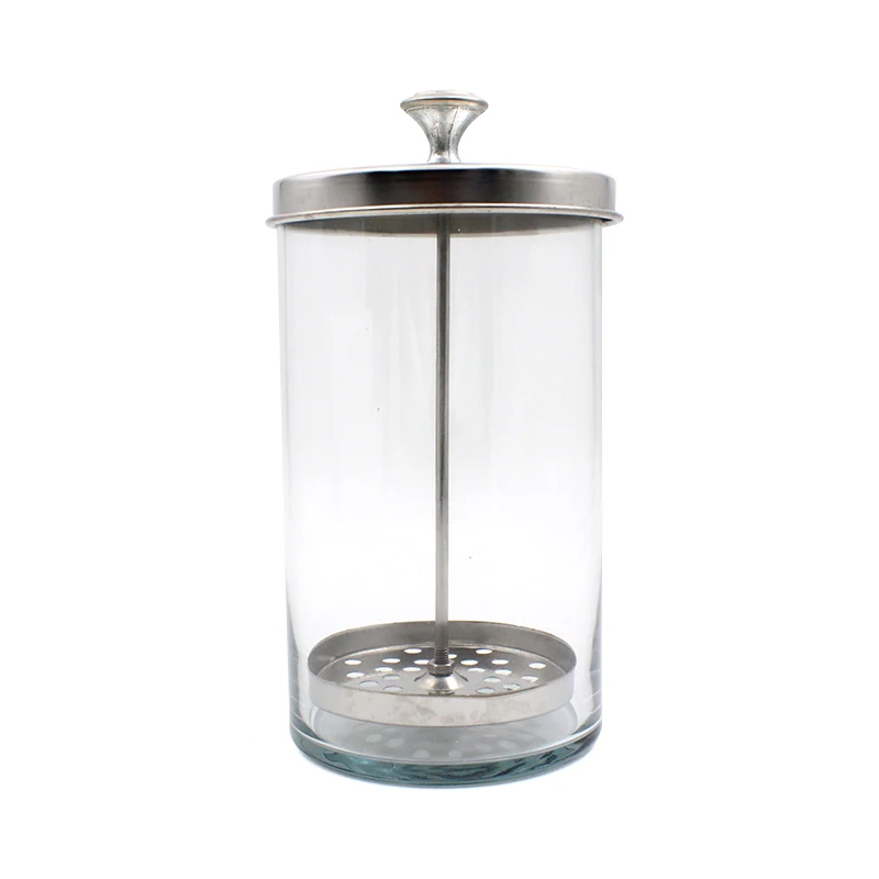 Beauty Salon Barber Disinfection Jar Large Capacity Sterilization Container Sanitizer Glass Manicure Disinfection Cup