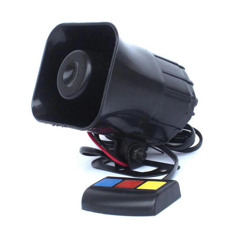 

12V 30W Car Motorcycle Alarm Warning Siren Horn 3 Sound Loud Speaker