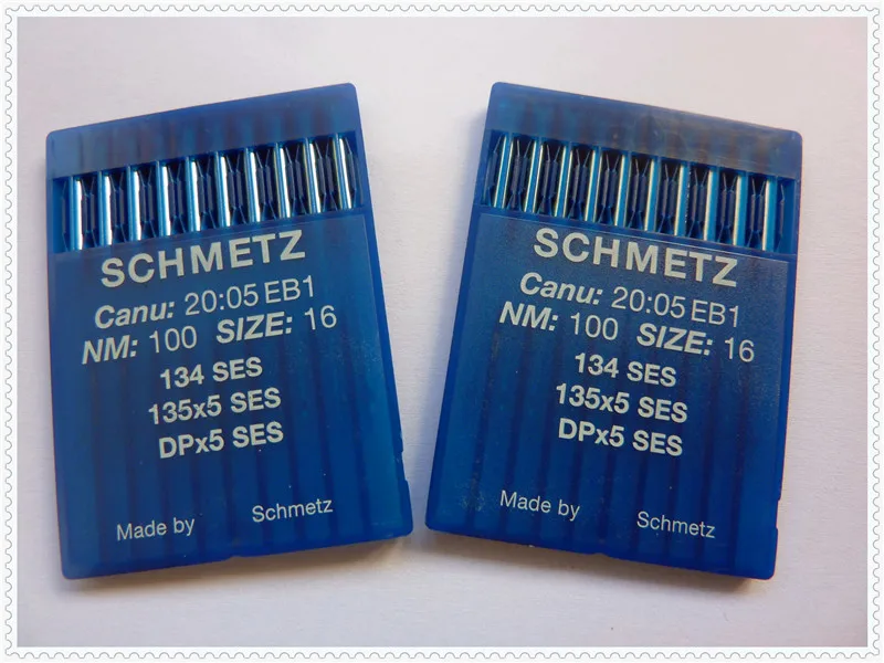 SCHMETZ Sewing Machine Needles, DPx5 SES,135x5 SES,134 SES,20 Pcs/Lot, For Double Needles Industrial Bartack Sewing Machines!