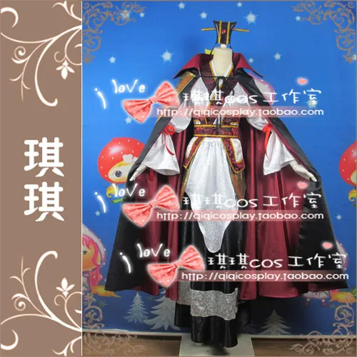 Magi: The Labyrinth of Magic Kouen Ren Cosplay Costume Halloween Costumes With hair accessory 11