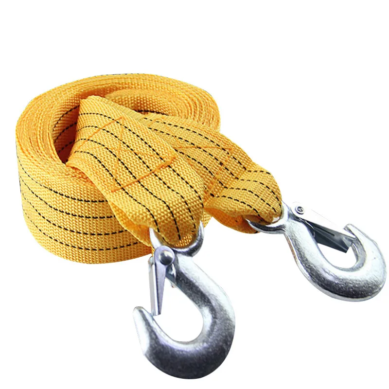 4M 5 Ton Tow Cable Towing Pull Rope Snatch Strap Heavy Duty Road Recovery Car Truck