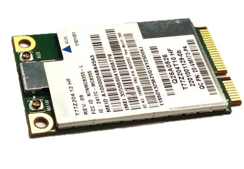 

Gobi3000 MC8355 FRU 60Y3257 GPS 3G WWAN Card for W530 T430 X230 T430 L420 L530 T420i L430 X220 MC8355 x230i