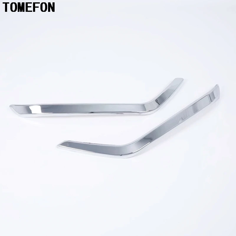 TOMEFON For Suzuki Swift 2017 2018 2019 ABS Chrome Front Fog Lamp Lid Foglight Out Shape Cover Trim Car Exterior Accessories