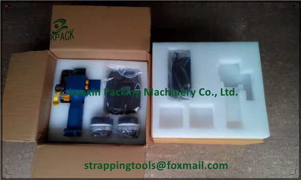 

LX-PACK Battery Strapping Tool For PP And PET Strap Hand Tool,Tensioner/Sealer Combination,Plastic Strapping Friction Weld