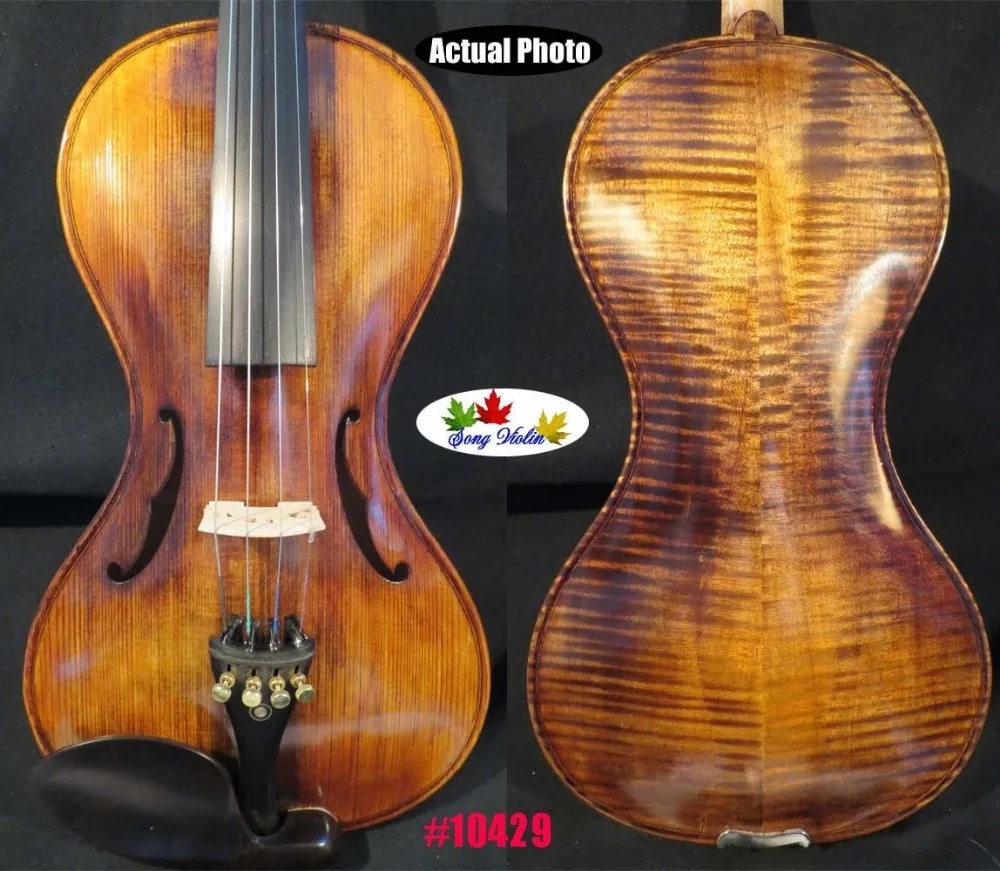 

Copy old finished Baroque style SONG Brand Maestro violin 4/4, sweet sound#10429