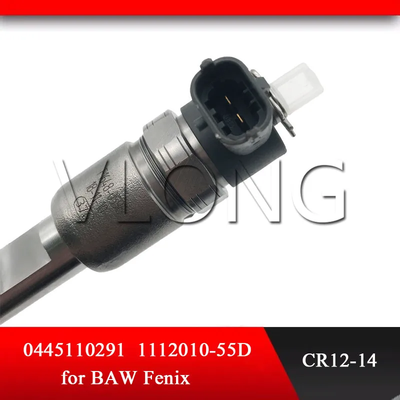 Genuine New Common Rail Diesel Fuel Injector 0445110409 0445110291 0 445 110 291 1112010-55D 111201055D for FAW BAW Fenix