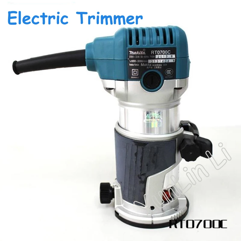 Electric Trimmer Woodworking Trimmer Speed Engraving Machine Woodworking Slotting Bakelite Milling RT0700C