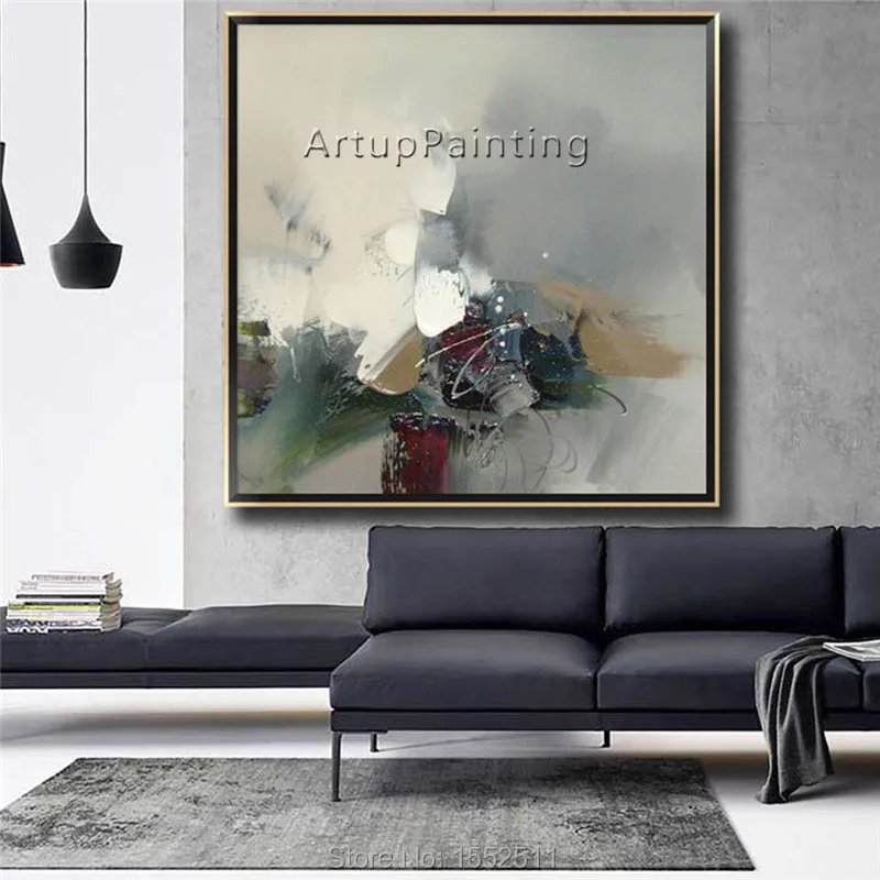 Nordic style abstract painting on canvas cuadros decoracion wall pictures for living room wall art canvas quadros thick texture