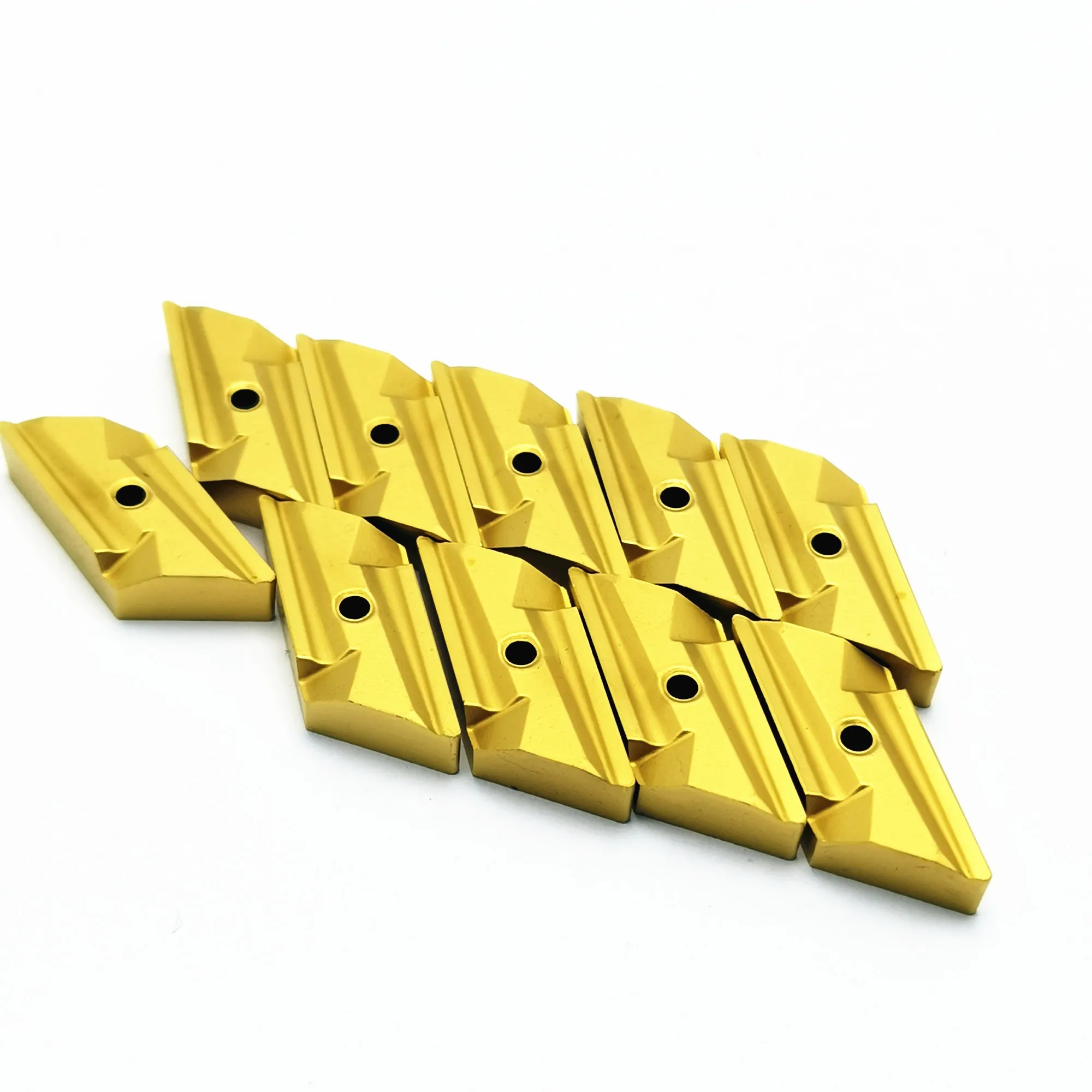 Alat CNC Pemotong Bubut Karbida Tungsten KNUX160405R TT9080 Alat Pemutar Sisipan Karbida KNUX 160405 R KNUX