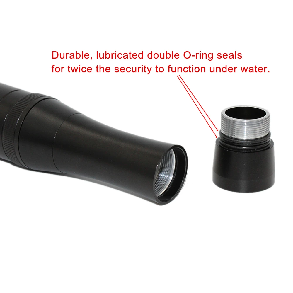 Linterna de buceo impermeable, lámpara LED subacuática, 3 modos de XM-L2, 18650 luces